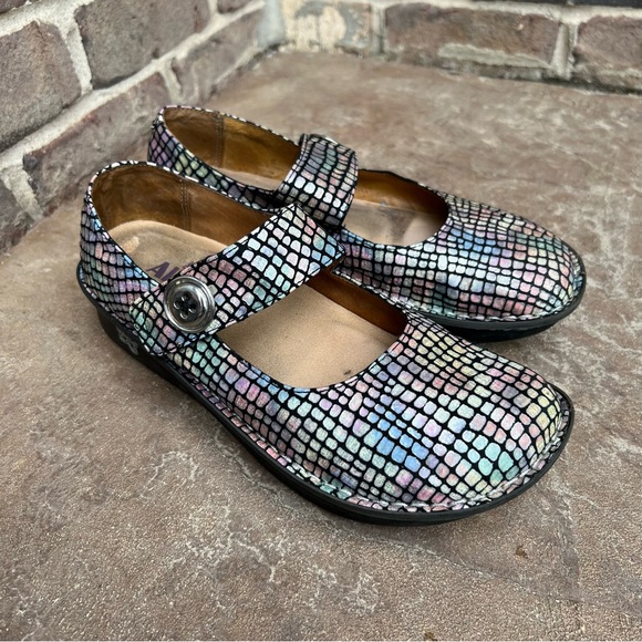 Alegria Paloma Pastel Stone Mary Jane Comfort Shoe Sz 40 - Picture 2 of 14